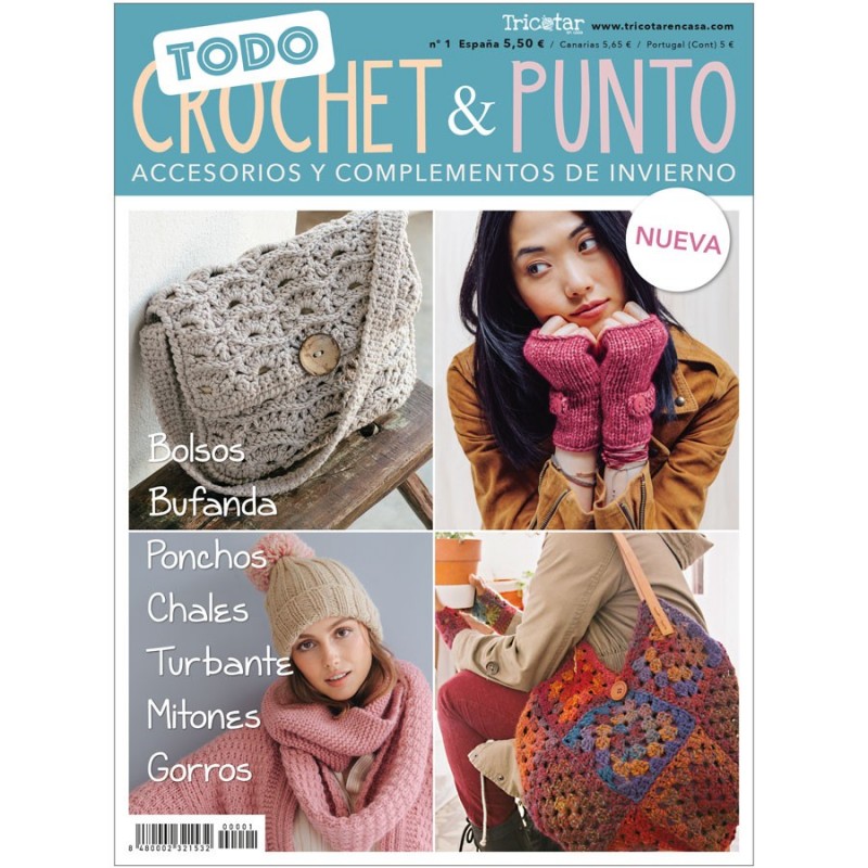 Revista de tricot TODO Crochet y Punto Nº 1